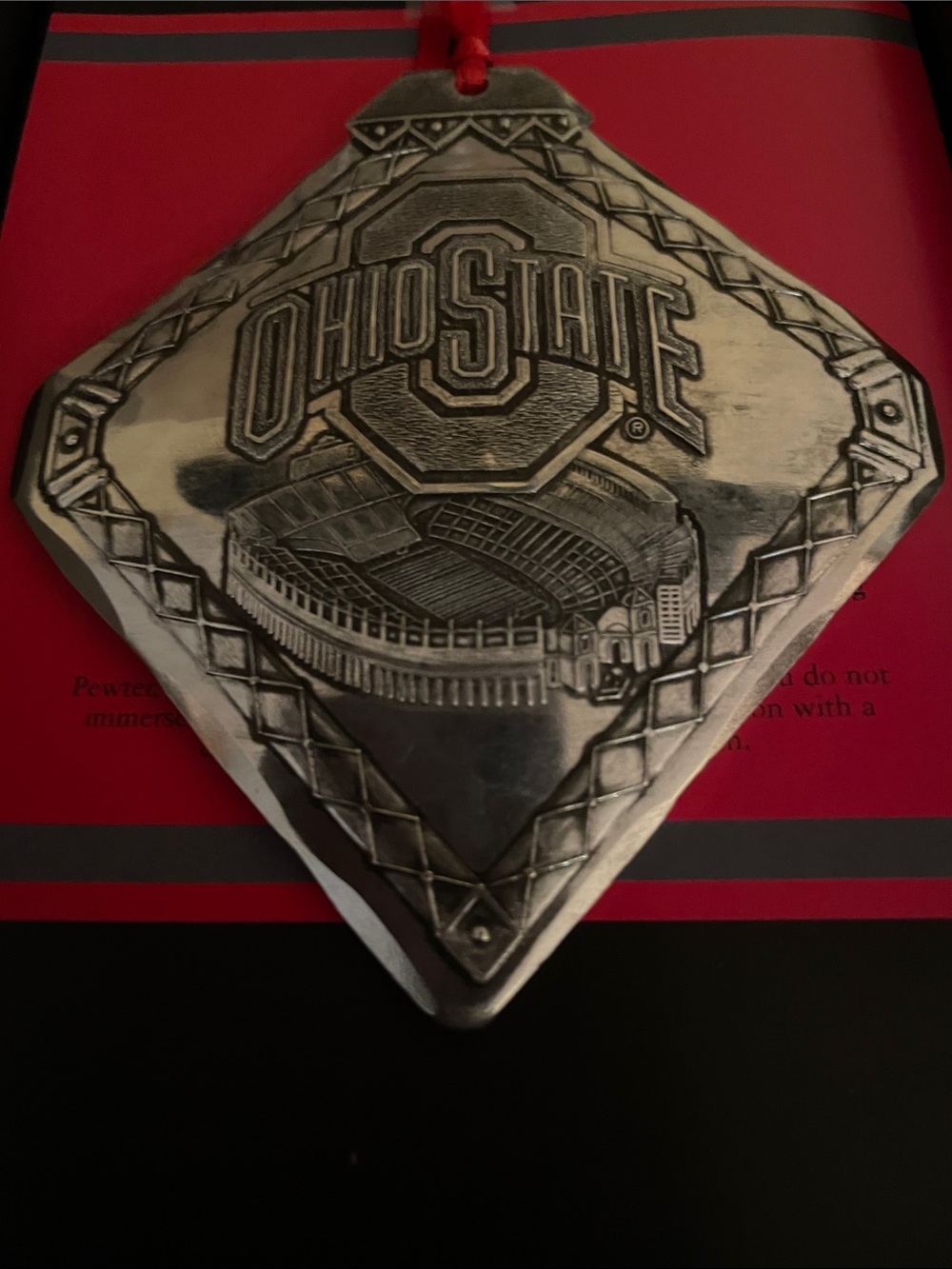 Wendell August Handmade Ohio State Buckeyes Stadium Ornament